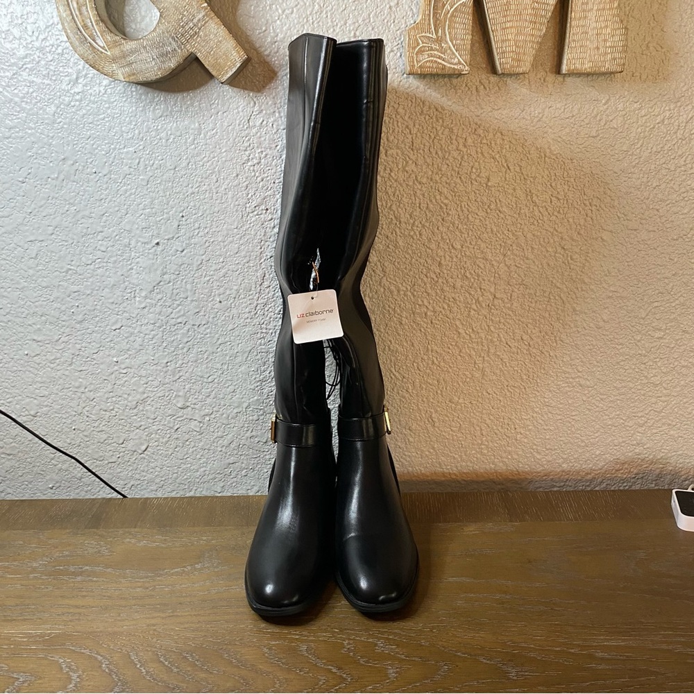 Liz Claiborne Black Women's Knee-High Boots